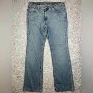 Three Clothing Company Jeans Womens 14 Classic Light Wash Boot Cut Flare Plus